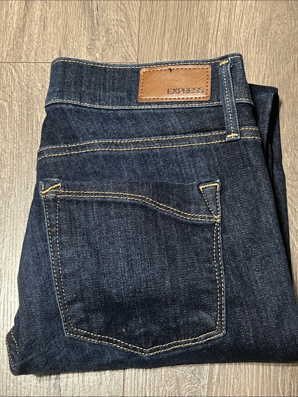 Express Women's Dark Blue Ankle Legging Jeans